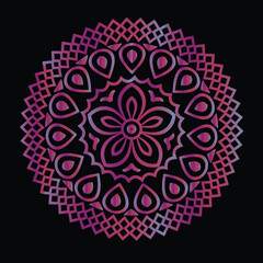 mandala round ornament