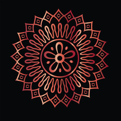abstract mandala ornament