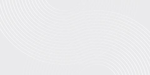 Abstract glowing geometric lines on gray background. Modern shiny blue circle lines illustration abstract