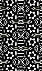 black and white seamless pattern