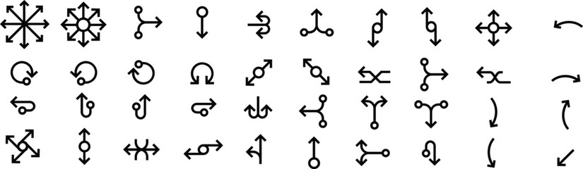 a set of different symbols that are arranged in a circle