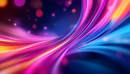 Fototapeta premium A vibrant swirl of colors creates a dynamic and modern abstract background, perfect for design projects and digital art.