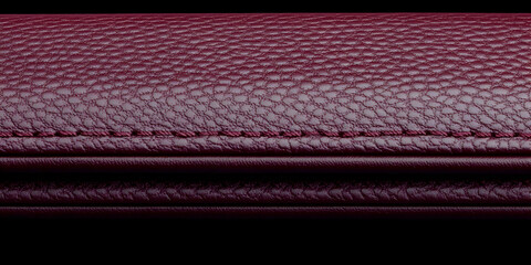 Burgundy Leather Texture Background Image