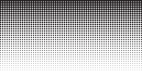 Abstract grunge halftone gradient background. Faded grit noise texture. White and black sand wallpaper. Retro pixelated backdrop modern halftone