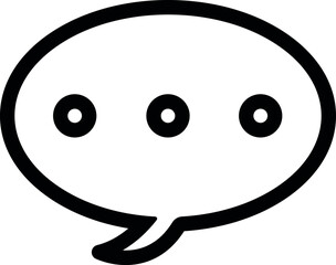 Chat Outline Icon