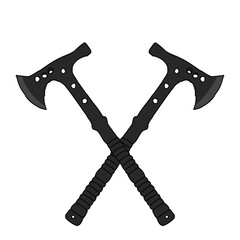 TWO MINI AXE