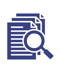 Searching icon filled with two tone