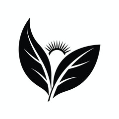 black and white flower