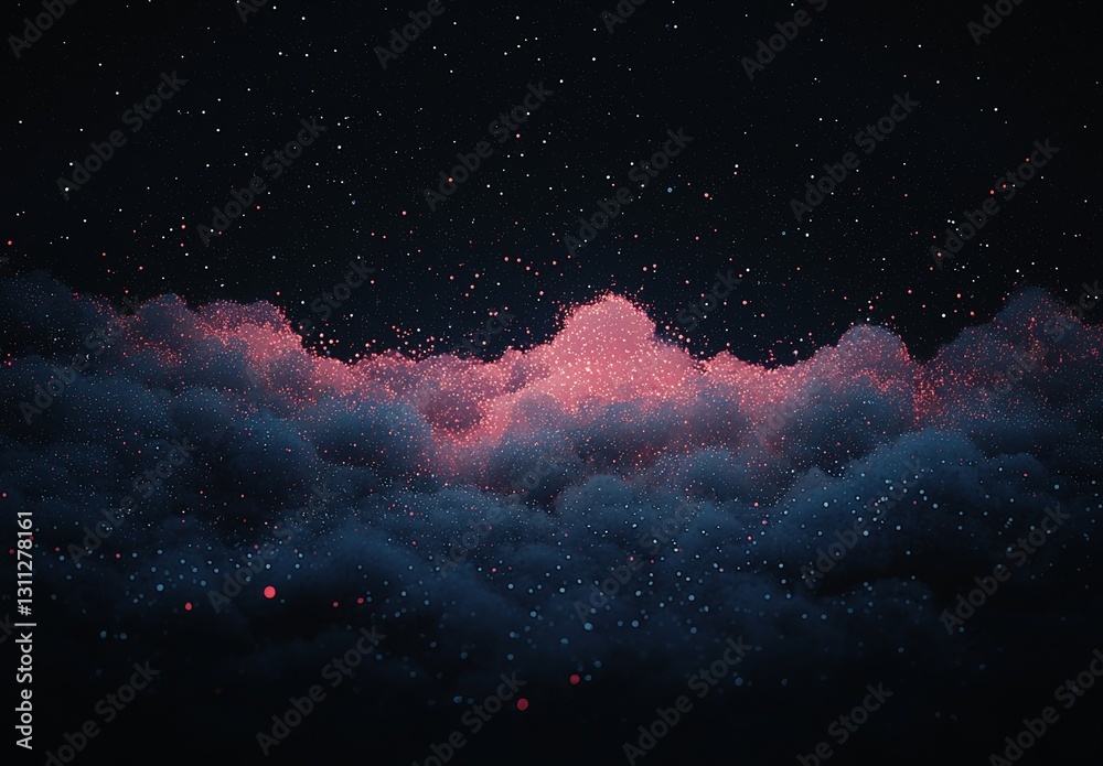 Poster blurred abstract background with a geometric grid of colorful patterns