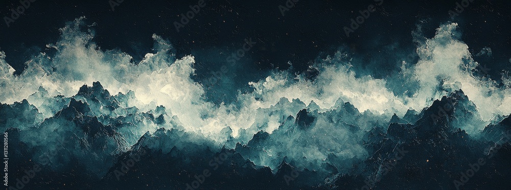 Poster a background with an abstract pattern that includes a blank area for text or image placement