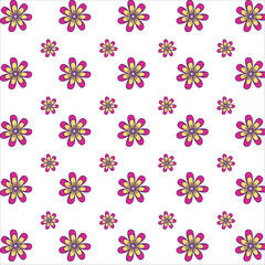 seamless pattern with flowers