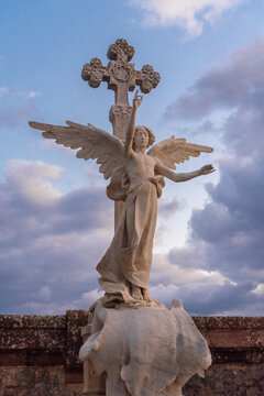 Comillas cemetery in Cantabria Spain