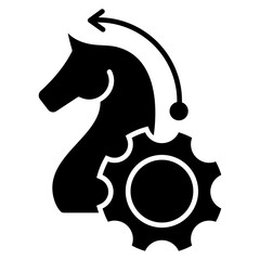 Strategy Glyph Icon