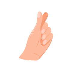 Hand showing heart symbol with fingers. Korean heart finger gesture set. Heart finger symbol, popular Korean heart shaped gesture to express love and affection. Vector.
