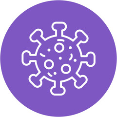 Fototapeta premium Virus Icon