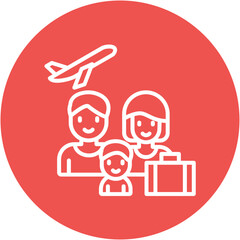 Family Vacation Icon