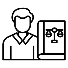 Defendant Male Icon