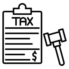 Tax Law Icon