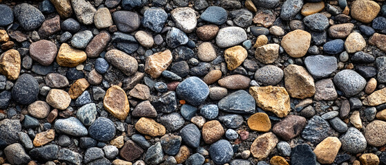 Abstract many small stone texture surface background