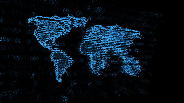 Digital matrix earth map code