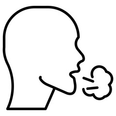 Shortness of Breath Icon