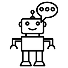 Robot Assistant Icon