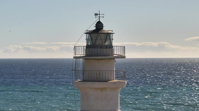 Faro de Torrox situado en Malaga, Andalucia, Espa&ntilde;a