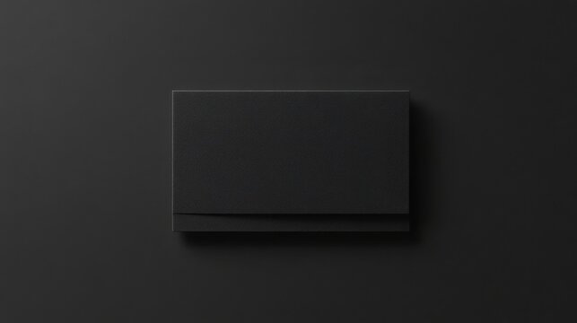 A professional business card mockup with embossed silver details