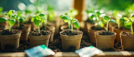 Ideal for seed companies or gardening blogs emphasizing the early stages of plant growth
