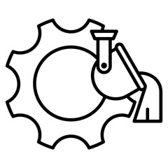 Metallurgical Outline Icon
