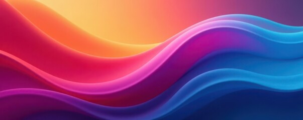 Abstract vibrant color blend, smooth transitions , digital art, brochure, website