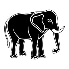 Obraz premium elephant vector illustration art