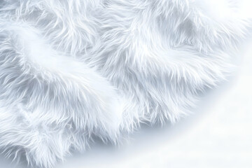 Fototapeta premium White fluffy fabric texture background