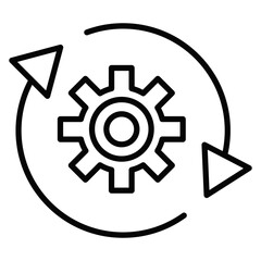 Agile Manufacturing Icon