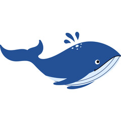Whale Illustration Vector