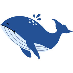 Whale Illustration Vector