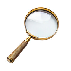 magnifying glass isolated on white