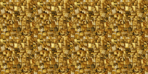 Fototapeta premium gold random pattern mosaic tiles