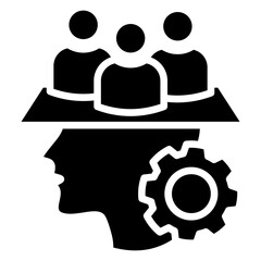 Customer Engagement glyph icon