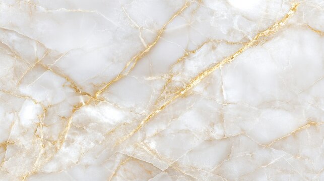 A seamless marble texture background in soft beige and gold tones