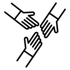 Obraz premium Helping Hand Icon