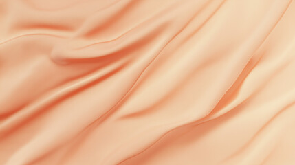 Fototapeta premium Seamless Blush Pink Silk Background with Gently Wrinkled Texture