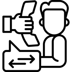 Support Automation line icon