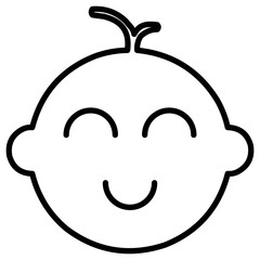 Smiling Baby Icon