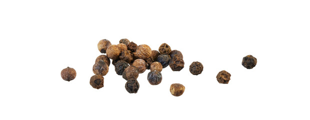 pile of peppercorns isolated on white or transparent png