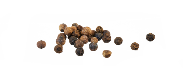 pile of peppercorns isolated on white or transparent png