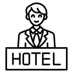 Hotel Manager Icon