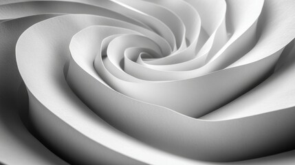 Obraz premium Abstract, swirling, paper folds