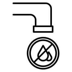 No Water Icon