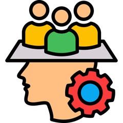 Customer Engagement lineal color icon